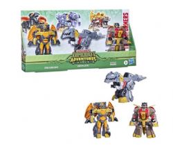 TRANSFORMERS - DINOBOT ADVENTURES DINOBOT SQUAD GRIMLOCK, DINOBOT SNARL ET PREDAKING